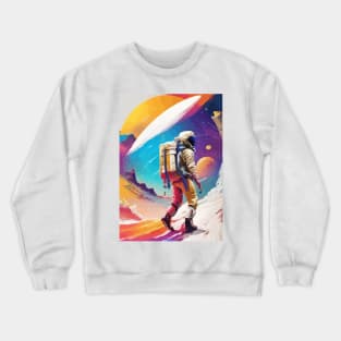 Galactic Wanderer - Exploring the Cosmos Beyond Boundaries Crewneck Sweatshirt